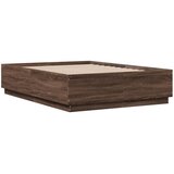  Okvir za krevet s LED svjetlima boja hrasta 140 x 190 cm drveni | shoptok.hr