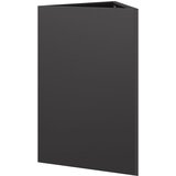  Vrtne sadilice 2 kom crne trokutaste 50x43x75 cm čelične | Eponuda.com