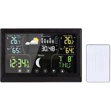 solight TE110B - Meteostanica sa displejom u boji 5V/2xAAA crna | Eponuda.com