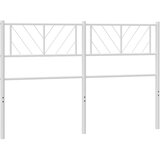  Metalno uzglavlje bijelo 150 cm | shoptok.hr