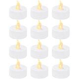 Bambu Lab LED Flame Tea Light Candle Set Warm Yellow - 12 Stk | shoptok.hr