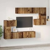  Komplet TV omaric 8 pcs Star les Konstruiran les - - Rjava - 77.2 - 80 x 30 x 30 cm - 2025--Uvoz_2 | Shoptok.si