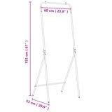 vidaXL Stalak za odjeću Crni Metal Standard Sklopeći Stalak za odjeću | shoptok.hr