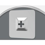  Zidno ogledalo srebrno Ø 60 cm okruglo | shoptok.hr
