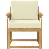  2 Komad Set vanjskih sofa Poliester Bijela i Krem | Shoptok.si