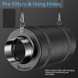 HONGUAN ogleni filter 100 mm za prezračevanje | Shoptok.si