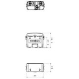 GEWISS GW12140 - Unipolarni taster - NO + NO 10A - sa blokadom - simbol SU-DOVN - 250V AC - 1 modul - Satin Black - ChoruSmart | Eponuda.com