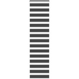 vidaXL idaXL Zebra senčilo črna 65x200 cm tkanina širina 60,9 cm poliester | Shoptok.si