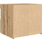  Noćni ormarići s LED svjetlima 2 komada Artisan hrast 50x40x45 cm | shoptok.hr