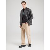 Calvin Klein Jeans Majica smaragd / črna / bela | Shoptok.si