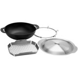 Weber Crafted Wok za roštilj (Plemeniti čelik, 4 -dij.) | shoptok.hr