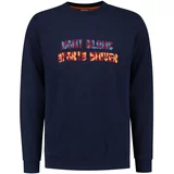 Shiwi Sweater majica morsko plava / kraljevsko plava / narančasta / burgund