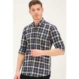 Dewberry G742 MEN'S SHIRT-LACİVERT- YELLOW | shoptok.hr