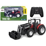  Crveni traktor na daljinsko upravljanje 2.4G pokretna žlica 1:24 | Shoptok.si