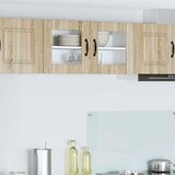  Zidni stakleni ormarić Lucca Hrast sonoma 80 x 31 x 40 cm | shoptok.hr