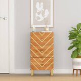 vidaXL Stranska omarica rjava in črna 40x33,5x75 cm trden mango | Shoptok.si