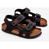 Big Star Kids lightweight Velcro Sandals LL374141 black Cene