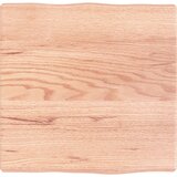Stolna ploča svjetlosmeđa 40x40x(2-4) cm obrađena hrastovina | shoptok.hr
