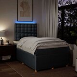 vidaXL Krevet s oprugama i madracem tamnosivi 120 x 200 cm od tkanine | shoptok.hr