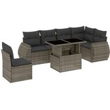  7-dijelni set vrtnih sofa sivi od poliratana | shoptok.hr