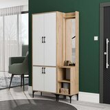 Hanah home čiviluk set 5032-5042 oakwhite hall stand