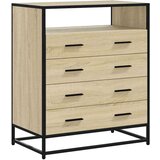 vidaXL Ormar s ladicama sonoma hrast 70x41x83,5 cm izrađeno drvo | shoptok.hr