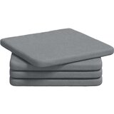 vidaXL Jastučići za sjedenje 4 pcs Svijetlo siva 40 x 40 x 3 cm | shoptok.hr