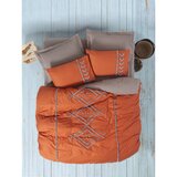 Cotton Box set posteljine Liya, 200x220 cm, terakota-bež Cijene