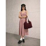 Sinsay Lepršava midi haljina s naboranim topom s lyocellom | shoptok.hr