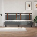 Držeće uzglavlje Zidne Tamno siva 210 x 55 x 5 cm Antikni PU - Tamno siva 200 cm bez LED | shoptok.hr
