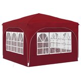  Rastezljivi šator za zabave 290 x 290 x 245 cm Tamno crvena | shoptok.hr