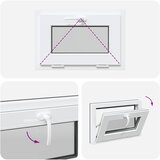  Prozor za podrum RISOR 60 x 40 cm PVC i staklo Antracit | shoptok.hr