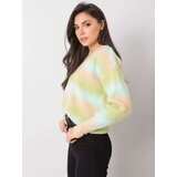 RUE PARIS Sweater-LC-SW-0022.20-light green | Shoptok.si