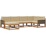  Set vanjskih sofa 6 pcs Prirodna i bež | Eponuda.com