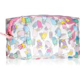 BrushArt Accessories Transparent cosmetic bag prozorna kozmetična torbica odtenek Ice Cream 1 kos | Shoptok.si