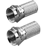 Vivanco F prikljucek s tesnilom, 7 mm, 2 kos. | Shoptok.si