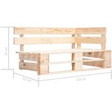  Kutna vrtna sofa od paleta od impregnirane borovine | shoptok.hr