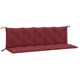  Jastuci za vrtnu klupu 2 kom Crvena vina 180x50x7 cm tkanina | shoptok.hr