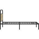  Posteljni okvir brez vzmetnice 107x203 cm sonoma inž. les, (21610077) | Shoptok.si