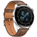 Huawei Watch 3 pametna ura, Stainless Steel, z rjavim usnjenim paščkom (46mm) | Shoptok.si