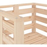  Vrtne stolice 2 kom 61,5 x 53 x 71 cm od masivne borovine | shoptok.hr