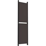 Sobna pregrada s 5 panela smeđa 250 x 200 cm od tkanine | Eponuda.ba