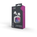 Ksix bežične slušalice Vision, 2.01'' TFT zaslon, ANC, Aut. 6+20 h, bijele | shoptok.hr