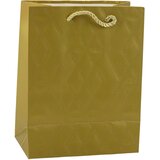  Paper Gift Bag Elegant Gold Patterns 23 x 18 x 10.5 cm | shoptok.hr