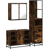  3-dijelni set kupaonskog namještaja boja hrasta drveni | shoptok.hr