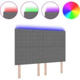  LED svjetlo za uzglavlje sivo 80 cm od korduroja | shoptok.hr