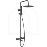 Copen Nook baterija i usponski tuš sa izlivom okrugli set ganmetal C-01-110GM | Eponuda.com