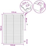  Venecijanska roleta Crna 110 x 160 cm 35 mm | shoptok.hr