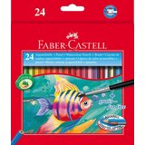 Faber-Castell Barvice faber-castell akvarelne + čopič 1/24, (21289923) | Shoptok.si