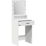 vidaXL Toaletni stol Bijeli MDF 50 x 41 x 135 cm Ogledalo | shoptok.hr
